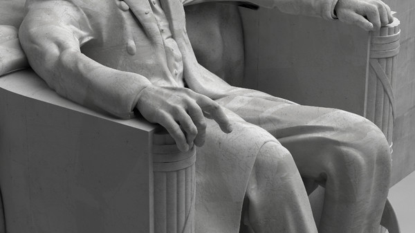 3d model memorial statue - Lincoln Memorial Statue by dandeentremont