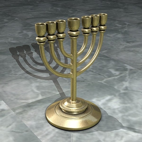 Golden Lampstand (Menorah) - Basic