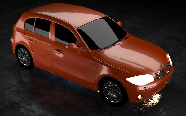 3d model bmw 1 - BMW 1 by dentonvanzan