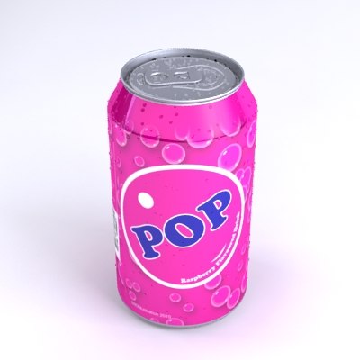 3ds max unbranded soda - Unbranded Soda Can by 3dillustration