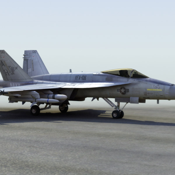 f18e hornet fa18e superhornet obj - FA18E Superhornet USN by ES3DStudios