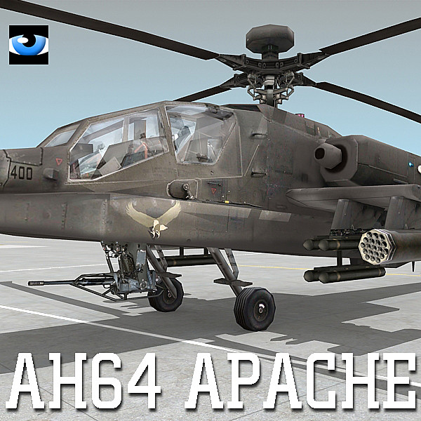 lightwave ah-64d apache ah64 ah-64 - AH-64D Apache by Omegavision