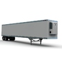 53ft reefer trailer truck 3d lwo