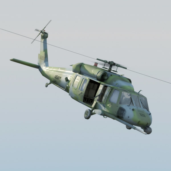 mh60g pavehawk max - MH60G Pavehawk VRAY... by ES3DStudios