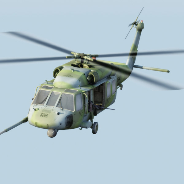 mh60g pavehawk max - MH60G Pavehawk VRAY... by ES3DStudios