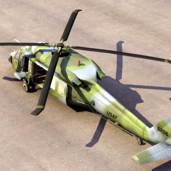 mh60g pavehawk max - MH60G Pavehawk VRAY... by ES3DStudios