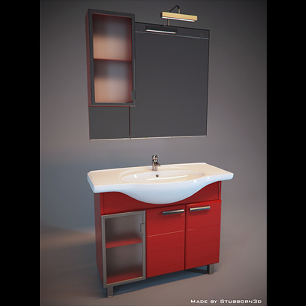 3d bath furniture altair model - Bath Altair by Stubborn3D