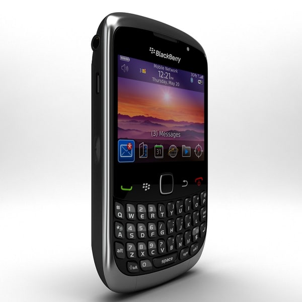 3d model blackberry curve 3g - BlackBerry Curve 3G 9330... by Artem_Shvetsov