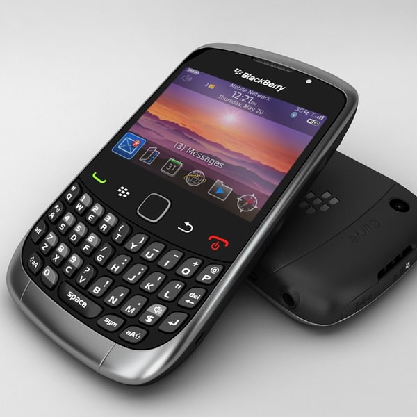 3d model blackberry curve 3g - BlackBerry Curve 3G 9330... by Artem_Shvetsov