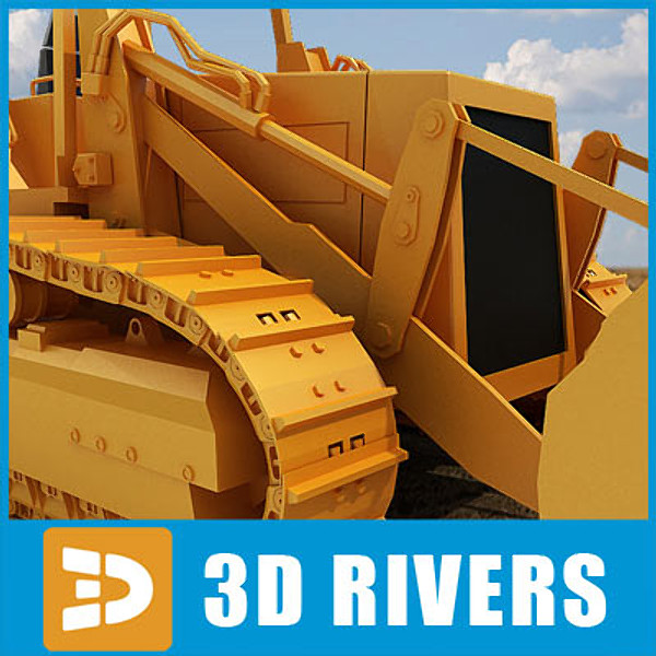 track loader industrial vehicles max - Track loader 03 by 3DRivers... by 3DRivers