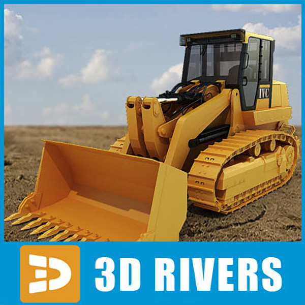 3d track loader industrial vehicles model - Track loader 02 by 3DRivers... by 3DRivers