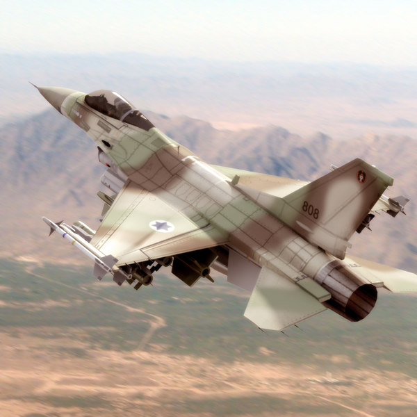 f16c israeli barak 3d model - F16C Barak IDF Israeli... by ES3DStudios