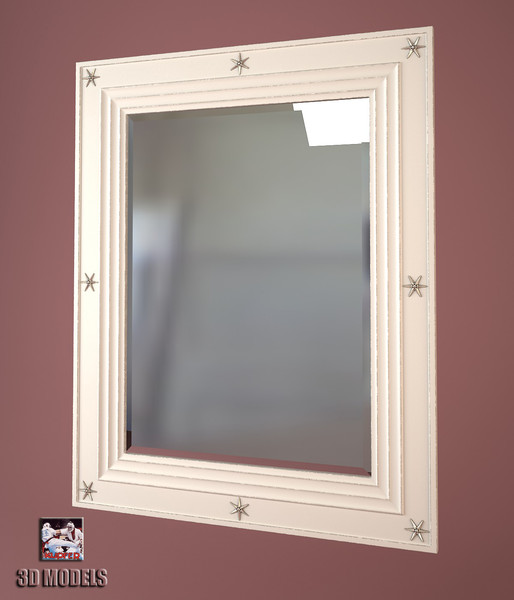 3d mirror chelini model - mirror chelini by kupfer