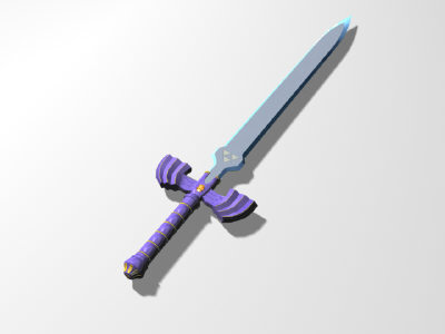 free master sword 3d model - Master_Sword_Done.max by Iron_Warrior