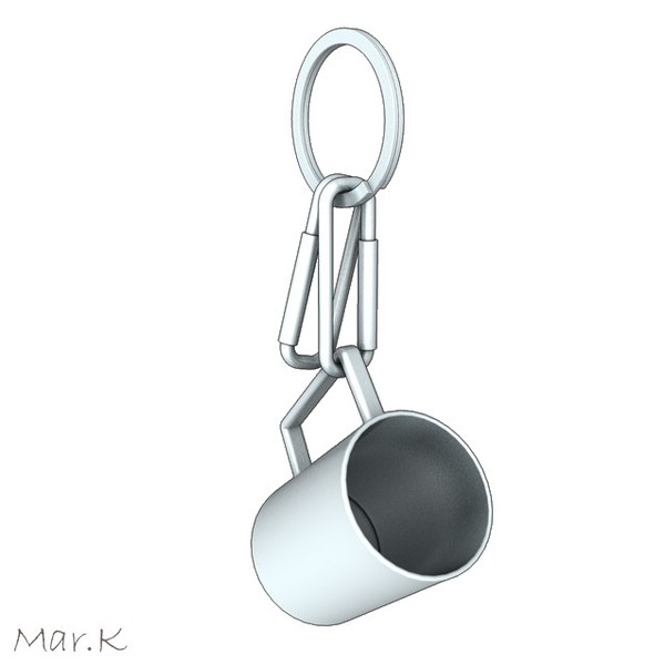 metal cup c4d - Metal cup by Mar.K