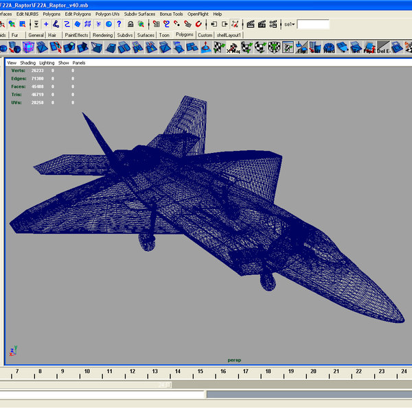 3ds f22a raptor f-22 fighter - F22A Raptor 3DModel... by ES3DStudios