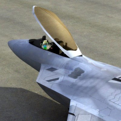 3ds f22a raptor f-22 fighter - F22A Raptor 3DModel... by ES3DStudios