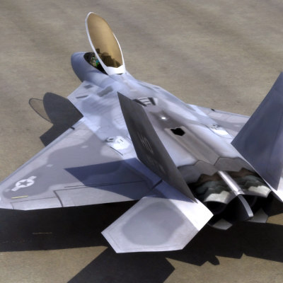 3ds f22a raptor f-22 fighter - F22A Raptor 3DModel... by ES3DStudios