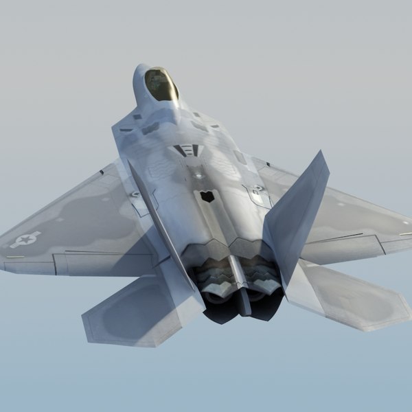 3ds f22a raptor f-22 fighter - F22A Raptor 3DModel... by ES3DStudios