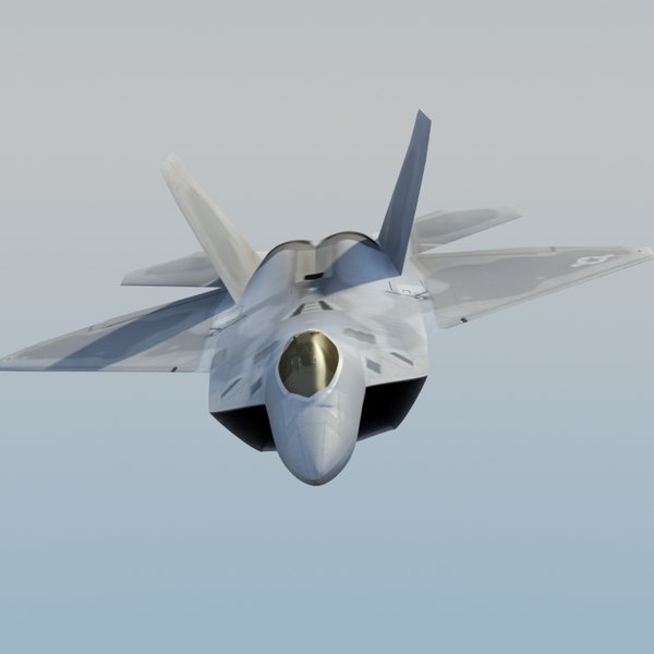 3ds f22a raptor f-22 fighter - F22A Raptor 3DModel... by ES3DStudios