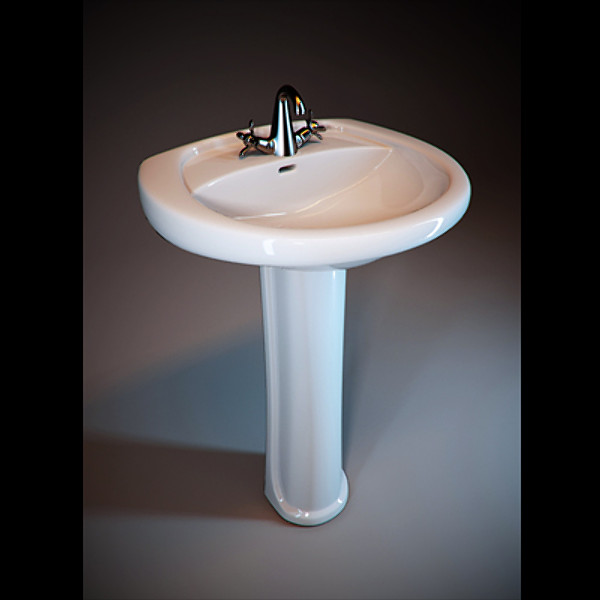 wash bathroom 3d model - Wash by Stubborn3D