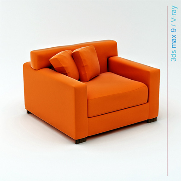 3ds max modern architectural - chair 01... by Lajhar 