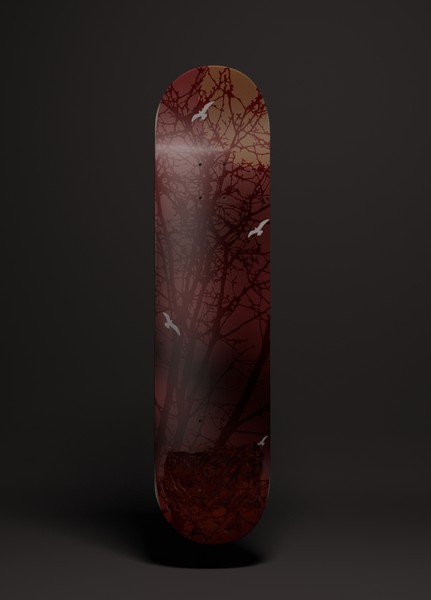 3d obj skateboard skate board - skateboard by dentonvanzan