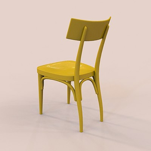 chair thonet hermann czech 3d max - chair thonet hermann czech by zelosh