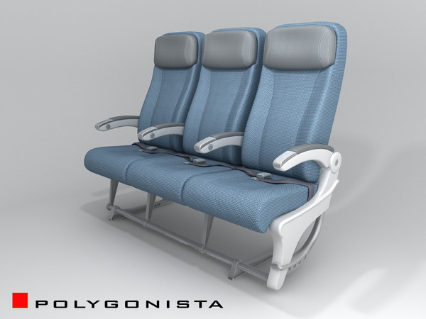 3ds max seat economy - economy-seat by polygonista