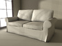 3d ikea sofa ektorp model