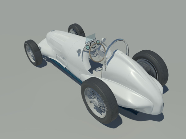 3d model car 1930s - benz 1930s racer by Animation Anchor Line