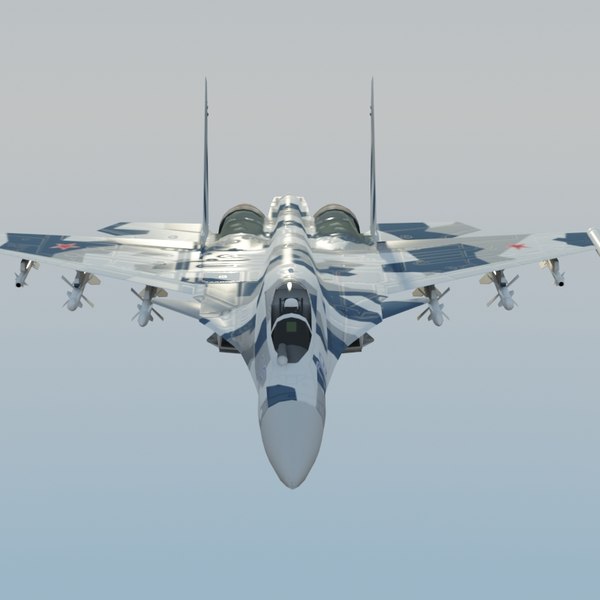 3d su35 flanker - Su35 Flanker SplinterCamo by ES3DStudios
