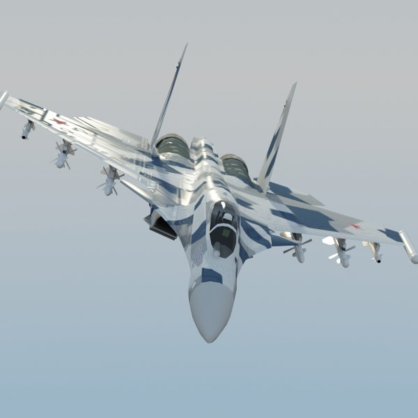 3d su35 flanker - Su35 Flanker SplinterCamo by ES3DStudios