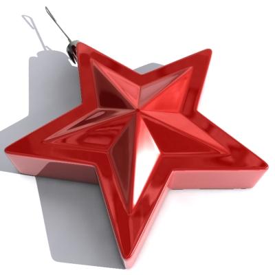 3d christmas star model - Christmas star by FraP