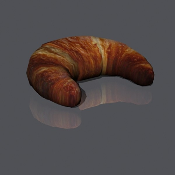 3d croissant - Croissant by mostlysquare