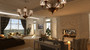 3d saloon fireplace sofas model