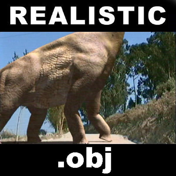 3d model of jurassic brachiosaur - True JP Brachiosaur OBJ by Virtual creator