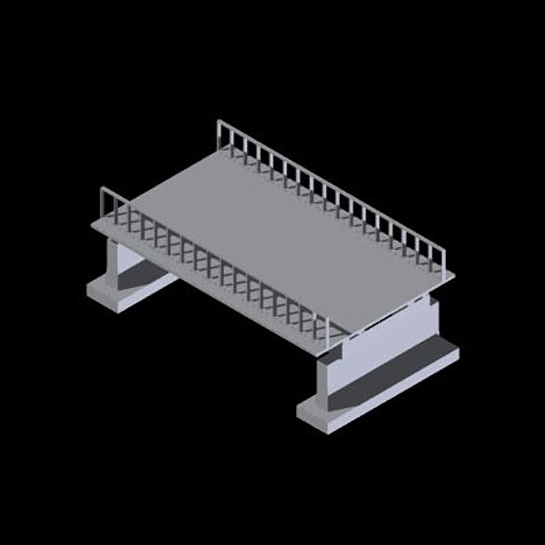autodesk bridge 3d 3ds - Bridge by jtjhcmi