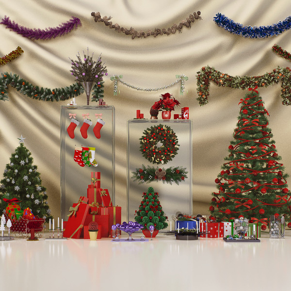 archmodels vol 88 christmas decorations max - Archmodels vol. 88 by evermotion