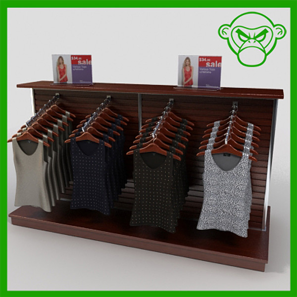 3d women blouse display model - blouses 4 display by monkeyodoom