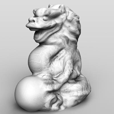 snake 3d model - Statue_of_the snake by 3d_Wanderer