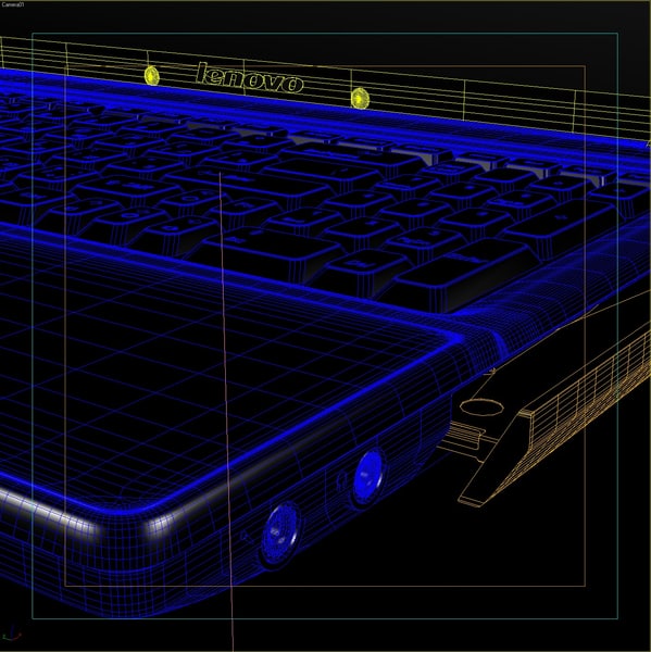 3d model notebook lenovo ideapad g565 - Notebook.LENOVO.IdeaPad.G565.MF by 3DLocker