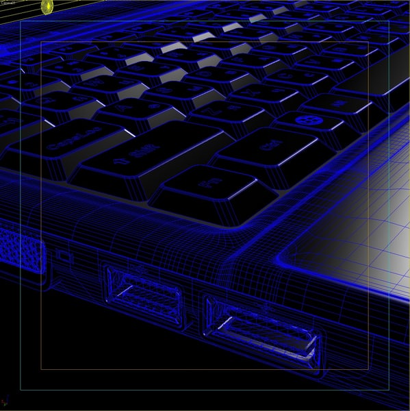 3d model notebook lenovo ideapad g565 - Notebook.LENOVO.IdeaPad.G565.MF by 3DLocker