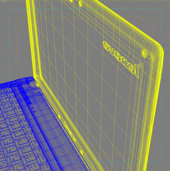3d model notebook lenovo ideapad g565 - Notebook.LENOVO.IdeaPad.G565.MF by 3DLocker