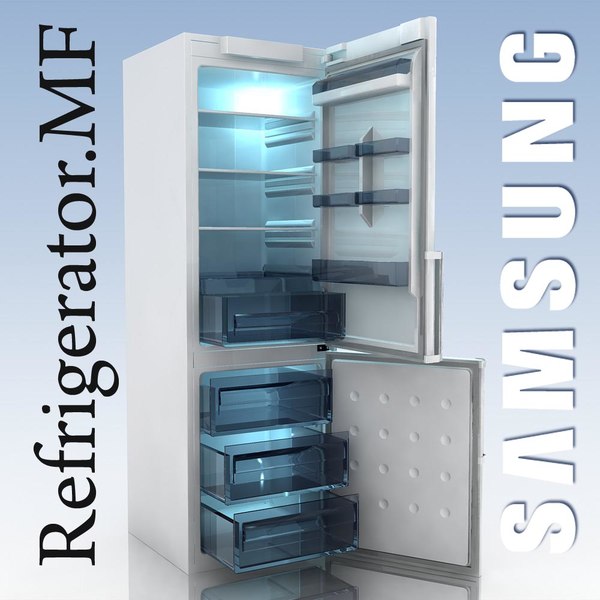 3d model fridge samsung rl 40 - Fridge.SAMSUNG.RL 40 ECSW1BWT.MF... by 3DLocker