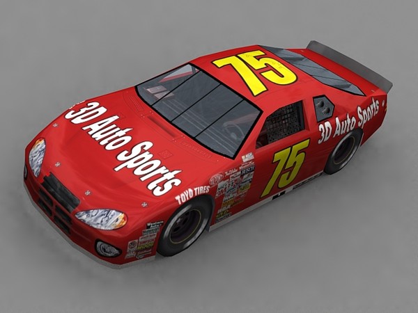 3d stockcar stock car model - Stockcar (nascar) GameReady by 3DAutosports