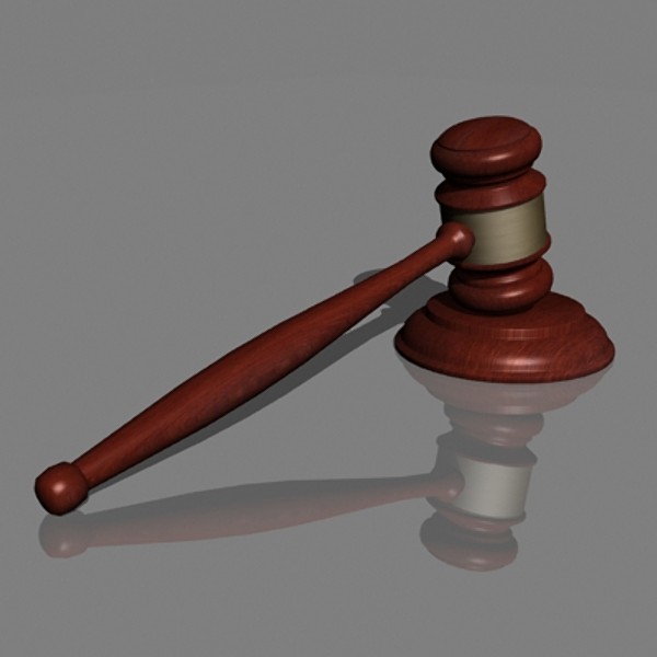 gavel hammer 3ds - Gavel by mostlysquare