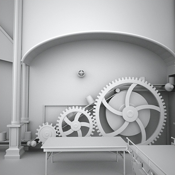 scene factory interior max - Interior Factory Scene by AhearnART