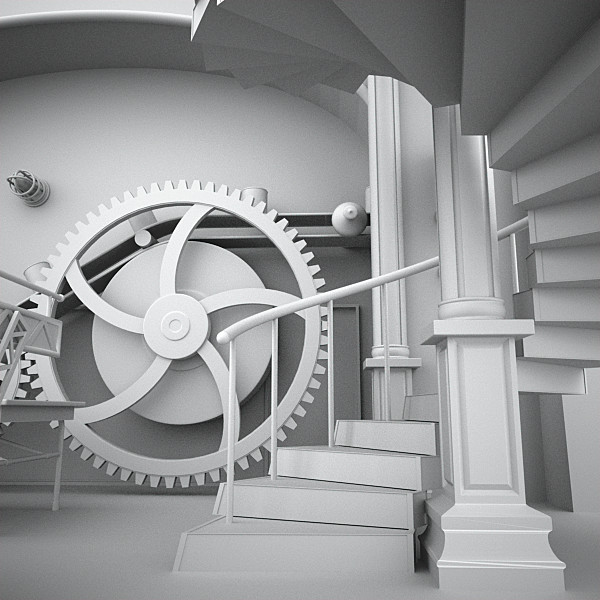 scene factory interior max - Interior Factory Scene by AhearnART