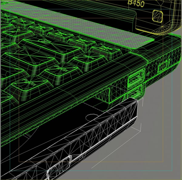 notebook lenovo b450 c4d - Notebook.LENOVO.B450.MF by 3DLocker